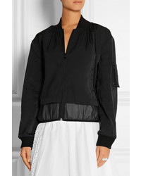 Женский черный бомбер от No.21