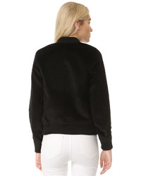 Женский черный бомбер от A.P.C.