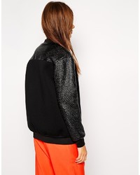 Женский черный бомбер от Finders Keepers