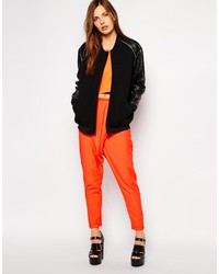 Женский черный бомбер от Finders Keepers