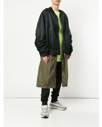 Мужской черный бомбер от Juun.J