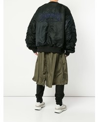 Мужской черный бомбер от Juun.J