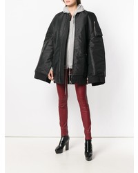 Женский черный бомбер от Rick Owens