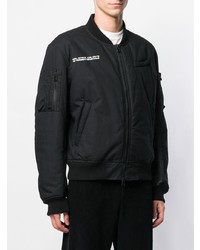 Мужской черный бомбер от Komakino
