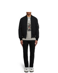 Мужской черный бомбер от Givenchy