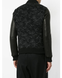 Мужской черный бомбер от Kazuyuki Kumagai