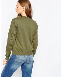 Женский черный бомбер от Asos