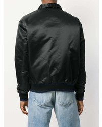 Мужской черный бомбер от Noon Goons