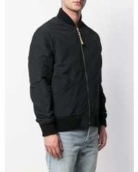 Мужской черный бомбер от Loewe