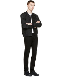 Мужской черный бомбер от Paul Smith