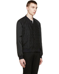 Мужской черный бомбер от Paul Smith