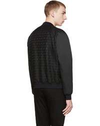 Мужской черный бомбер от Paul Smith