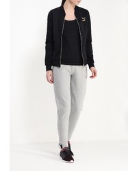 Женский черный бомбер от Puma