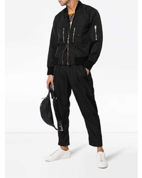 Мужской черный бомбер от Prevu