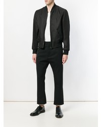 Мужской черный бомбер от Ann Demeulemeester