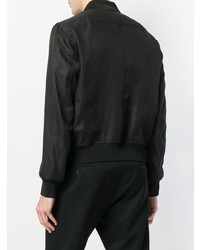 Мужской черный бомбер от Ann Demeulemeester