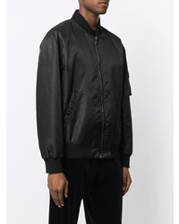 Мужской черный бомбер от Versus