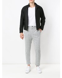 Мужской черный бомбер от Egrey