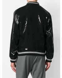 Мужской черный бомбер от Just Cavalli