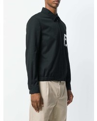 Мужской черный бомбер от Fendi