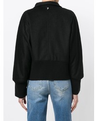 Женский черный бомбер от Dondup