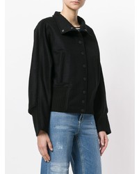 Женский черный бомбер от Dondup