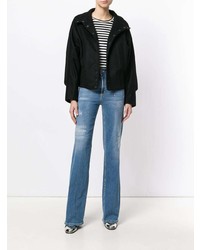 Женский черный бомбер от Dondup