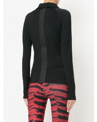 Женский черный бомбер от Kru