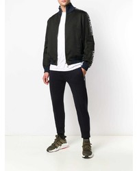 Мужской черный бомбер от Iceberg