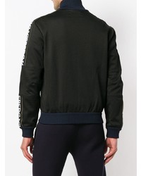 Мужской черный бомбер от Iceberg