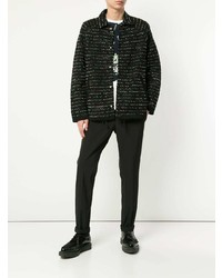 Мужской черный бомбер от Coohem