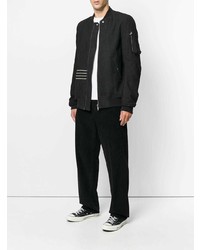 Мужской черный бомбер от Rick Owens DRKSHDW