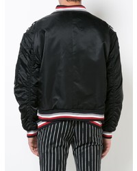 Мужской черный бомбер от Icosae