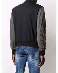 Мужской черный бомбер от DSQUARED2