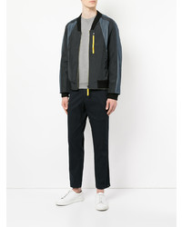 Мужской черный бомбер от Geym