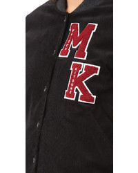 Женский черный бомбер от MAISON KITSUNE