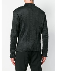 Мужской черный бомбер от Issey Miyake