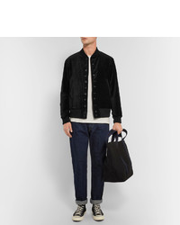 Мужской черный бомбер от Engineered Garments