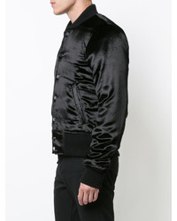 Мужской черный бомбер от Amiri