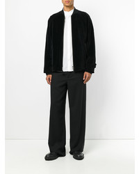 Мужской черный бомбер от Ann Demeulemeester