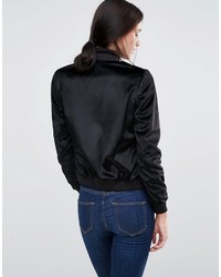 Женский черный бомбер от Helene Berman