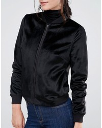 Женский черный бомбер от Helene Berman