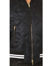 Женский черный бомбер от Rag & Bone