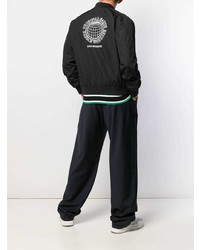 Мужской черный бомбер от Stella McCartney