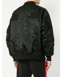 Мужской черный бомбер от Facetasm