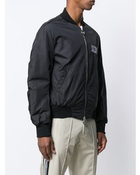 Мужской черный бомбер от Gcds