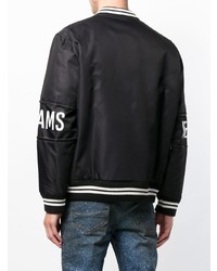 Мужской черный бомбер от Newams