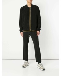 Мужской черный бомбер от Attachment