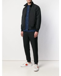 Мужской черный бомбер от Aspesi