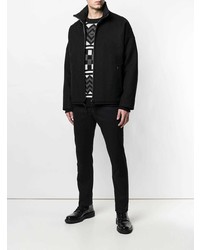 Мужской черный бомбер от Herno